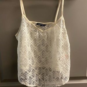 Crop top see through American Eagle tank
